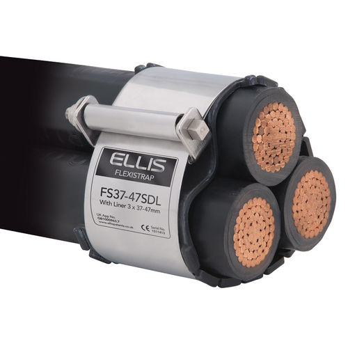 Edelstahl-Kabelschelle - Flexi-Strap series - Ellis - für schwere Lasten