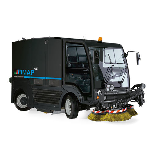 Aufsitzkehrmaschine - FIMAP4 - Fimap - Diesel / Straßen / kompakt
