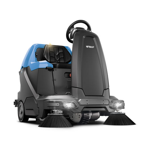 Aufsitzkehrmaschine - FSR7 series - Fimap - mit Batterie / kompakt