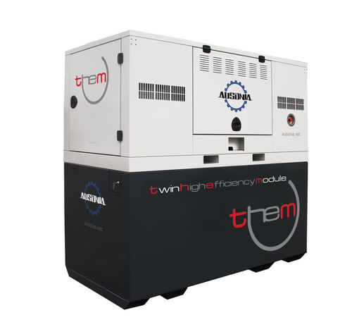Diesel-Stromaggregat - THEM - Twin High Efficiency Module - Ausonia S.r.l. - dreiphasig / 60 Hz / Kammereinspritzung