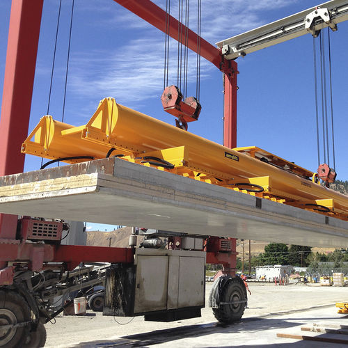 Vakuumheber für schwere Lasten - Aerolift Industrials B.V. - für Betonplatten / 90°-Schwenk