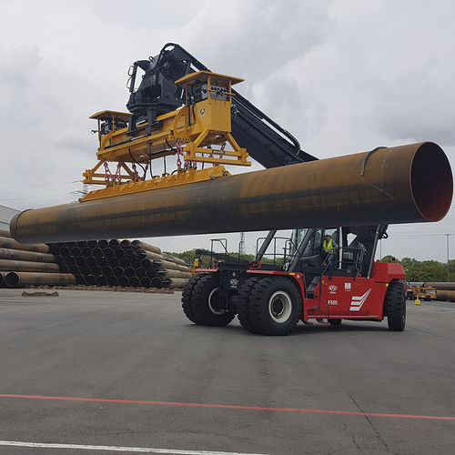 Vakuumheber für schwere Lasten - Aerolift Industrials B.V. - für Kanalisationen / horizontal / gesichert