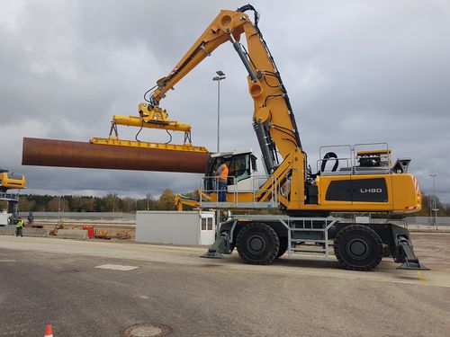 Vakuumheber für schwere Lasten - Aerolift Industrials B.V. - für Kanalisationen / für Industrieanwendungen / horizontal