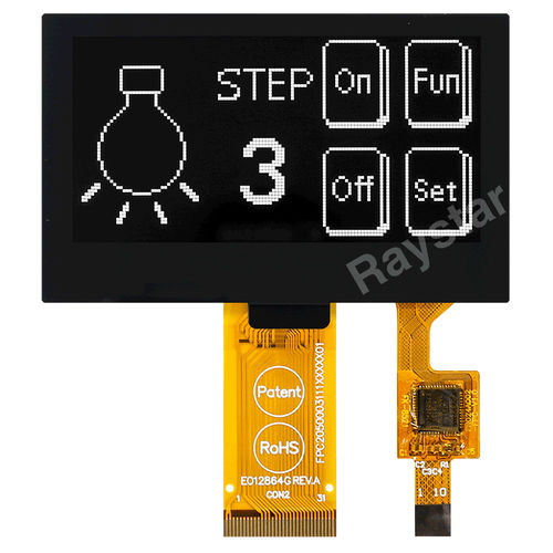 Displaymodul mit kapazitivem Touchscreen - REX012864G-CTP - Raystar Optronics, Inc. - OLED / Farb / Grafik