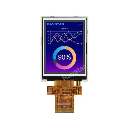 LED-Displaymodul - RFJ280J-AYH-DNN - Raystar Optronics, Inc. - TFT LCD / IPS / 240 x 320