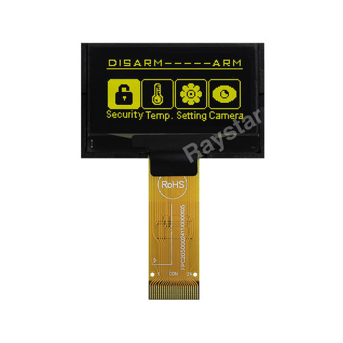 OLED-Displaymodul - REX012864Y - Raystar Optronics, Inc. - Farb / Grafik / Punktmatrix