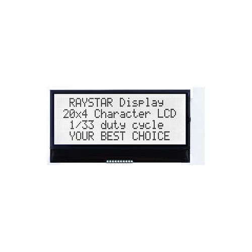 LCD-Display - RX2004B - Raystar Optronics, Inc. - 20 x 4 / vierzeilig / Einbau