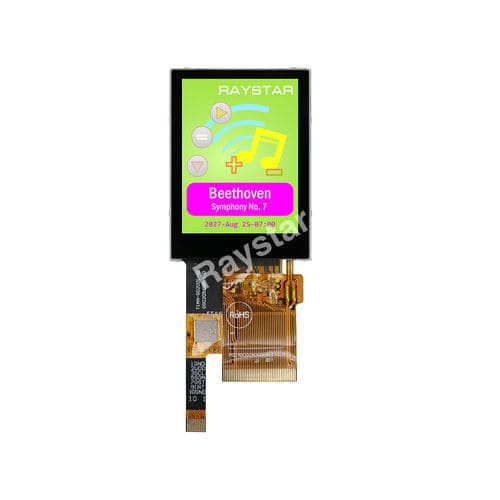 LED-Displaymodul - RFJ02000B-AYW-DNG1 - Raystar Optronics, Inc. - TFT LCD / IPS / mit kapazitivem Touchscreen
