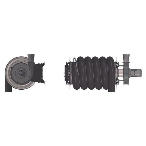 Abgasabsauger für PKW - ST-Arr Ø 125 FAN - Stucchi 1950 S.r.l. - für Werkstatt / für LKW / wandmontiert