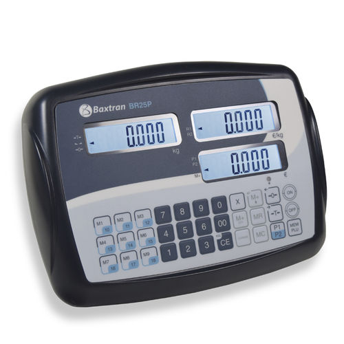 Wägeindikator mit LCD-Anzeige - BR25P - GIROPES - IP54 / für Plattformwaage