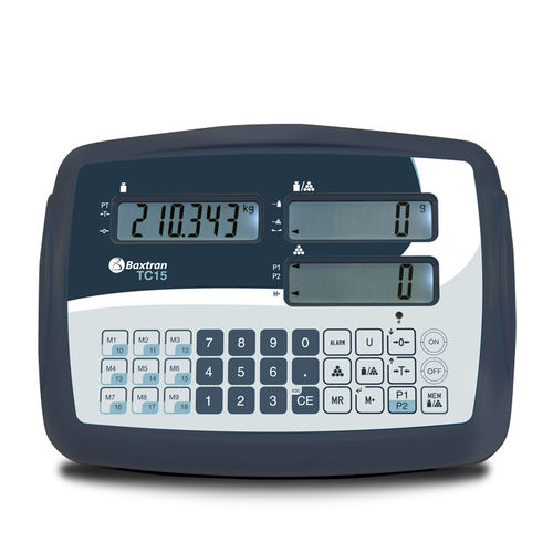 Wägeindikator mit LCD-Anzeige - TC15 - GIROPES - Benchtop / Akku