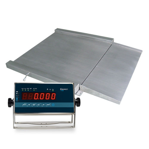 Plattformwaage - RGI - GIROPES - mit LED-Display / Edelstahl / IP65