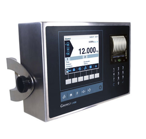 Wägeindikator mit LCD-Grafikdisplay - GI430 - GIROPES - Benchtop / wandmontiert / IP54