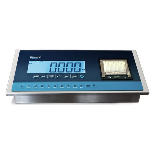 Wägeindikator mit LCD-Anzeige - GI410iPRINT - GIROPES - IP54 / Edelstahl / Multifunktion