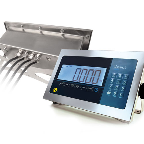 Wägeindikator mit LCD-Anzeige - GI410-EX - GIROPES - Benchtop / wandmontiert / wasserdicht