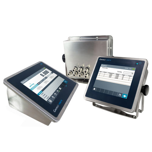 Wägeindikator mit Touchscreen - GI650D - GIROPES - Benchtop / wandmontiert / wasserdicht