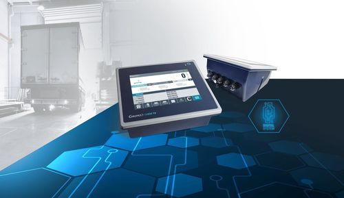 Wägeindikator mit Touchscreen - GI650D ABS - GIROPES - wandmontiert / IP65 / IP54