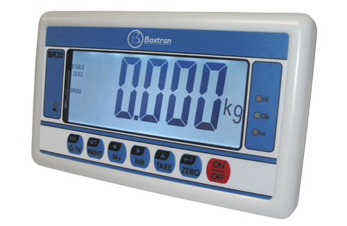 Digitaler Wägeindikator - BR20 - GIROPES - mit LCD-Anzeige / einbaufähig / wasserdicht