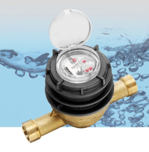 Naßläufer-Wasserzähler - CORONA MCI 108 - DIEHL Metering - Mehrstrahl-Flügelrad / für Wohnhaus