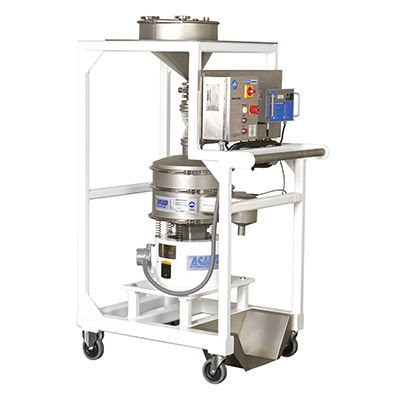 Mobile Siebmaschine - 3dMP - SWECO - für Pulver / kompakt