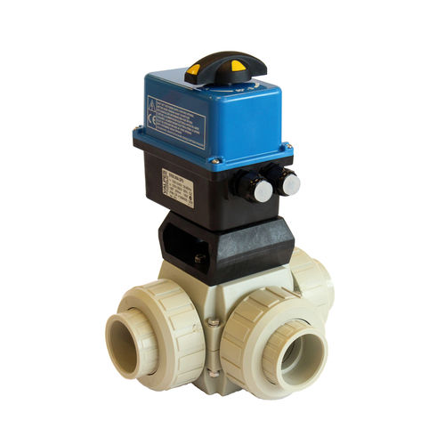 Kugelventil - S4 - Praher Plastics Austria GmbH - elektrisch betrieben / Flansch / Gewinde