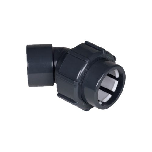 Hydraulikanschluss - IBG FlexFit®  - Praher Plastics Austria GmbH - Schnell / 45°-Winkel / PVC-U