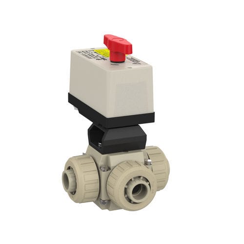 Kugelventil - S4  - Praher Plastics Austria GmbH - elektrisch betrieben / für Trinkwasser / Flansch