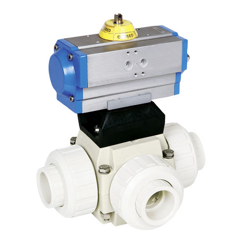 Kugelventil - S4  - Praher Plastics Austria GmbH - pneumatisch gesteuert / für Trinkwasser / Flansch