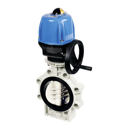Absperrklappe - K4  - Praher Plastics Austria GmbH - elektrisch betrieben / für flüssige Lebensmittel und Getränke / Lug-Typ