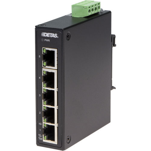 Ethernet-Switch / 5 Ports - ESNU-5100 - DETAS - Gigabit-Ethernet / Gigabit / Vertikalmontage