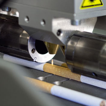 Perforiermaschine für die Tabakindustrie - HAUNI Laserport - Körber Technologies GmbH - Laser