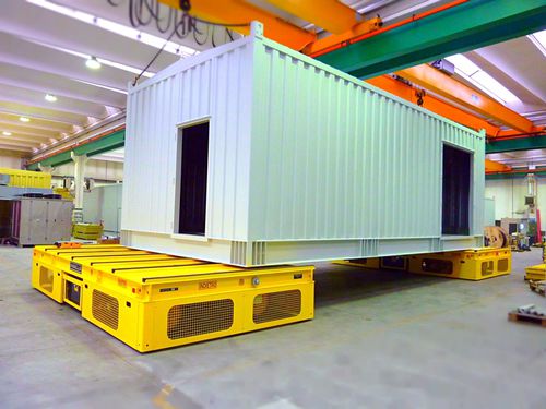 Elektrischer selbstfahrender Wagen - MORELLO GIOVANNI S.r.l. - 2-Achsen / für schwere Lasten / modular