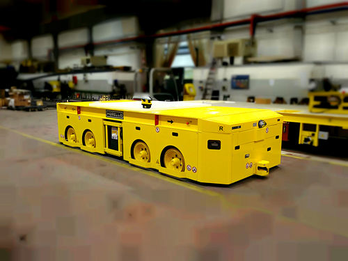 Elektrischer selbstfahrender Wagen - SGAI VCP3 - MORELLO GIOVANNI S.r.l. - 4-Achsen / für schwere Lasten / Plattform