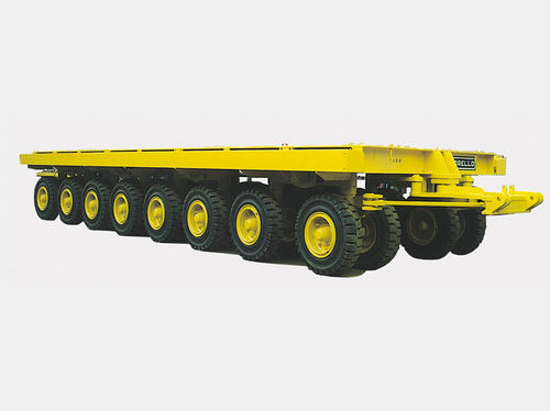 Plattformanhänger - 8 x 2.5 m | VCP3/A 120/8 - MORELLO GIOVANNI S.r.l. - für Industriematerial / mehr als 6 Achsen / angehängt