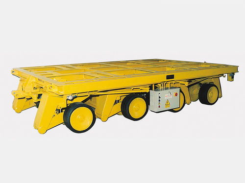 Plattformanhänger - 4.36 x 3 x 9 m | VCP4 E 60/4 - MORELLO GIOVANNI S.r.l. - für Industriematerial / 4-Achsen / angehängt