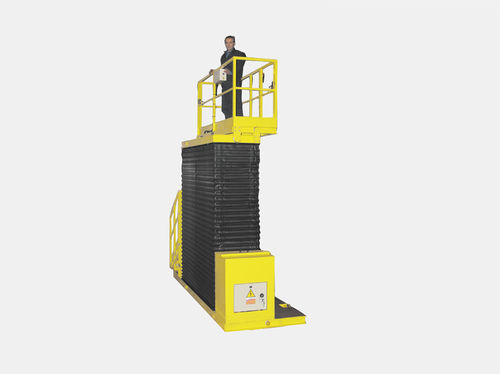 Arbeitsplattform - tPE SBA 4R 300/DX - MORELLO GIOVANNI S.r.l. - hängend / vertikal / elektrisch