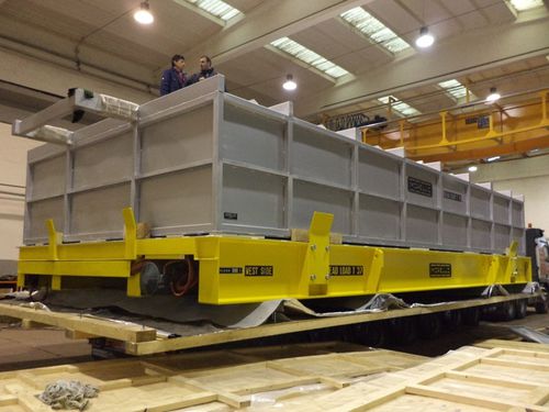 Transferwagen - 150 m/1' - MORELLO GIOVANNI S.r.l. - Stahl / Multifunktion / schienenmontiert