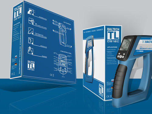 Infrarot-Thermometer - BALTECH TL- 0212C - BALTECH GmbH - mit Digitalanzeige / mobil / Industrie