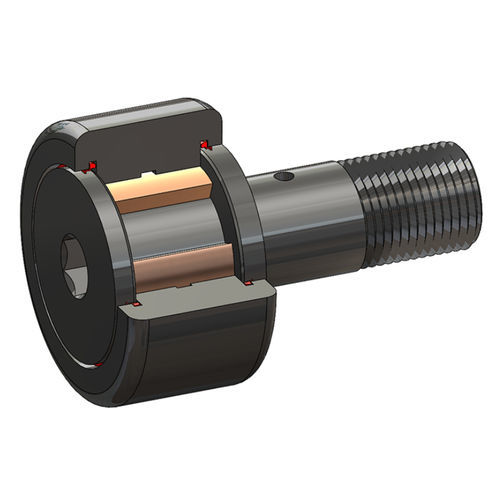 Kurvenrolle mit Nadel-Radialrollenlager - OBCR-B series - ACCURATE BUSHING - Sechskant / Bolzen / Bronze