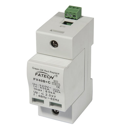 Überspannungsableiter Typ 1 - FV40B+C/1-xxx S series - FATECH ELECTRONIC (FOSHAN) CO., LTD - Typ 2 / zur Fernanzeige / für Stromversorgung