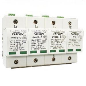 Überspannungsableiter Typ 1 - FV40B+C/3+NPE-xxx S series - FATECH ELECTRONIC (FOSHAN) CO., LTD - zur Fernanzeige / für Stromversorgung / hybrid