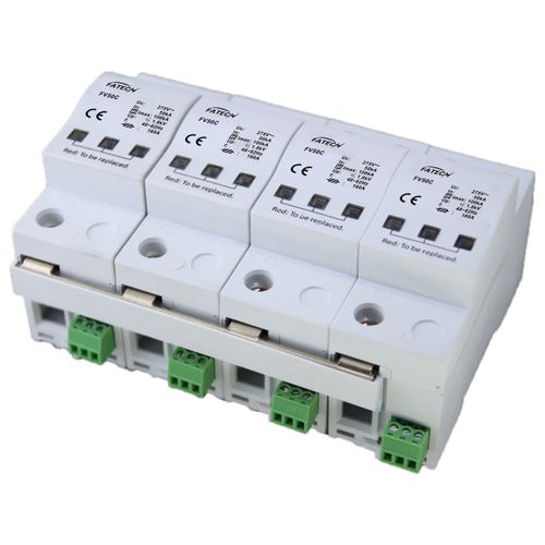 Überspannungsableiter Typ 2 - FV50C/4-xxx S series - FATECH ELECTRONIC (FOSHAN) CO., LTD - Klasse II / zur Fernanzeige / für Stromversorgung