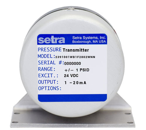 Differenzdruckaufnehmer - 239 - SETRA - Membran / Thermo / analog