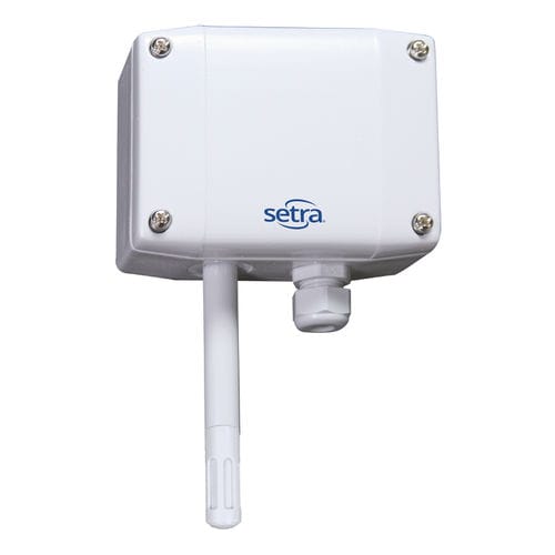 Wandmontierter Feuchte- und Temperatursensor - SRH200 - SETRA - relativ / 4-20 mA / AC