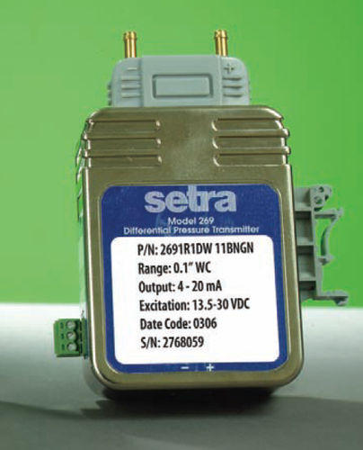 Differenzdruckaufnehmer - 269 - SETRA - Membran / analog / für DIN-Schiene