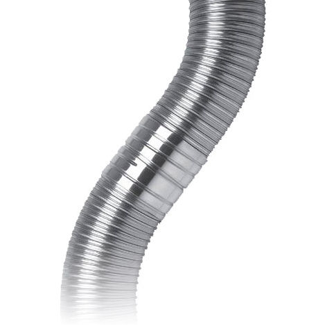 Flexibler Luftkanal - FLEX series - ROCCHEGGIANI - Edelstahl / für Heizungen