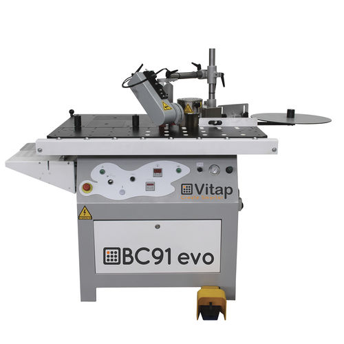 Halbautomatische Kantenanleimmaschine - BC91 Evo - Vitap - für Klebeband / mit Leimapplikator