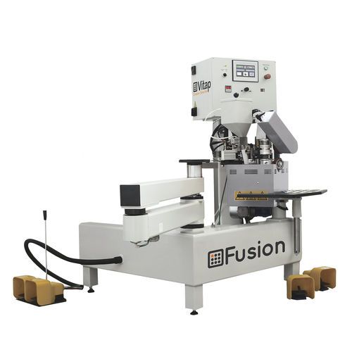 Halbautomatische Kantenanleimmaschine - Fusion - Vitap - für Paneele