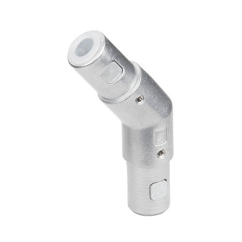 Rohrverbinder für Geländer - ITAS WI 40-45&deg; (30&deg;, 38&deg;, 52&deg;, 60&deg;) - RK Rose+Krieger GmbH - rund / 45°-Winkel / Aluminiumguss