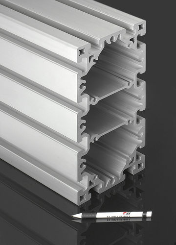 Aluminiumprofil - BLOCAN® D-Profil - RK Rose+Krieger GmbH - flach / rechteckig / für Industrieanwendungen